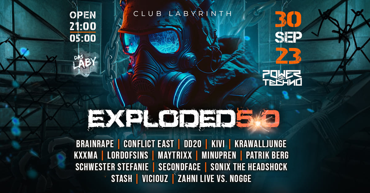 POWER OF TECHNO PRES. EXPLODED 5.0