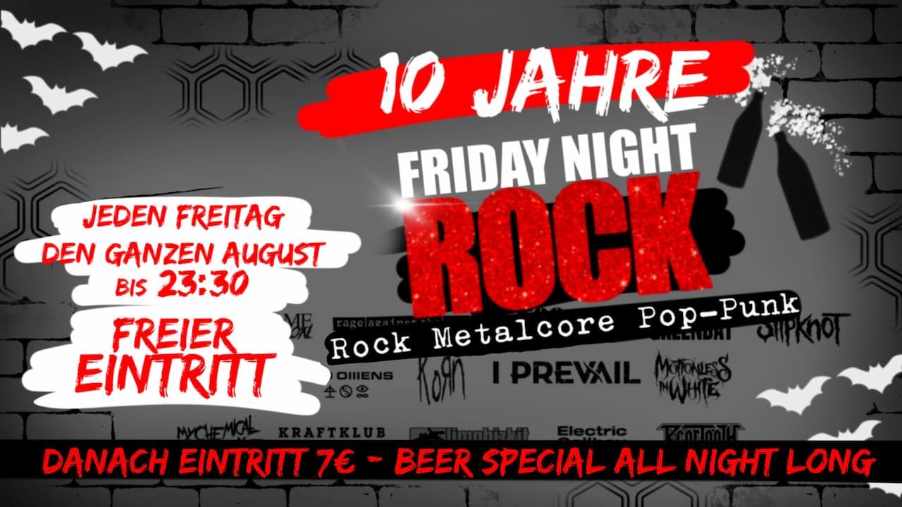 10 Jahre Friday Night Rock!