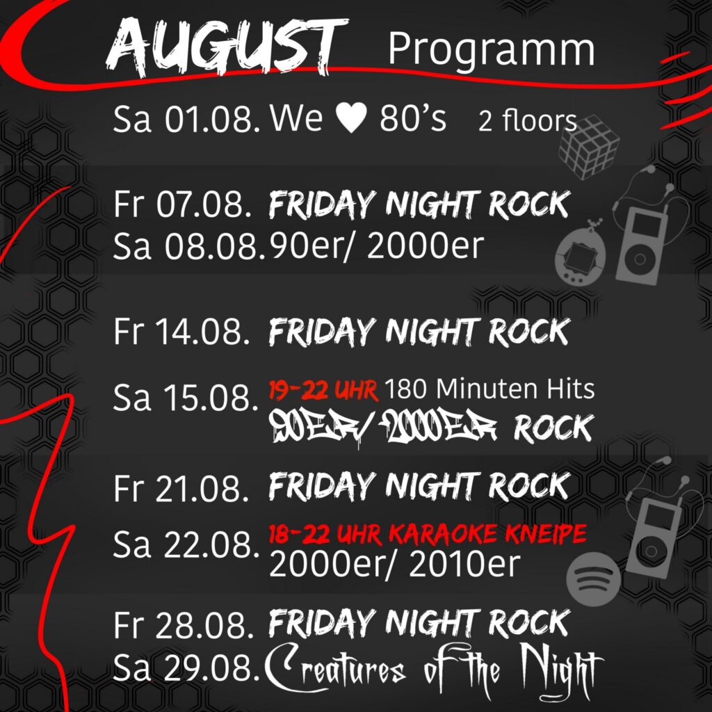 August Programm